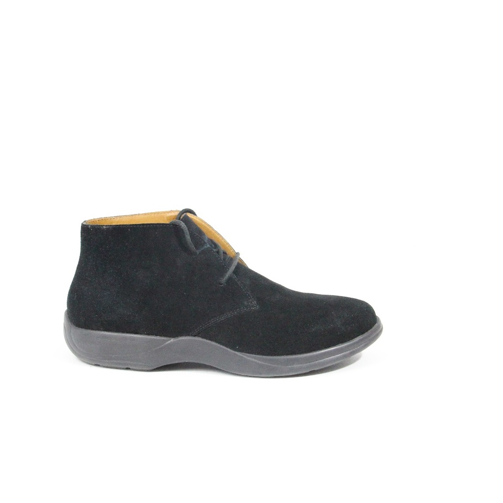 Dr. Comfort Cara Boots sz 8.5 Women Black Bootie Diabetic Orthotic Shoes chukka